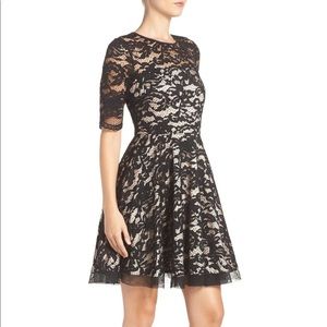 NWT Eliza J Fit & Flare Lace Dress